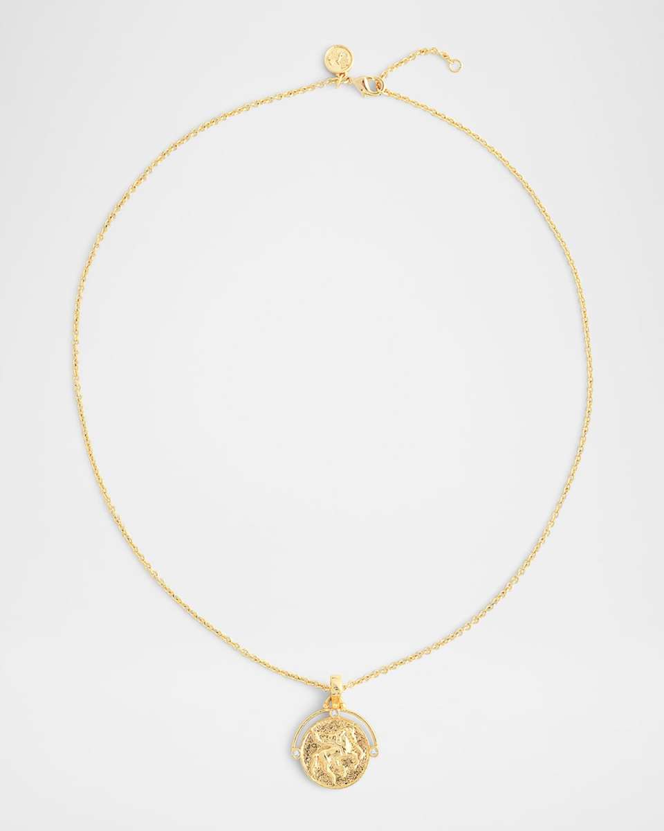Pegasus Coin Pendant Necklace